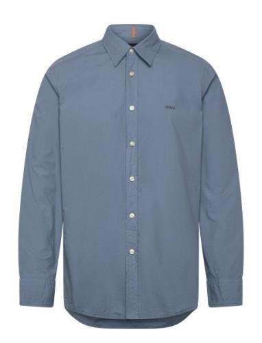 Relegant_6_M Tops Shirts Casual Blue BOSS