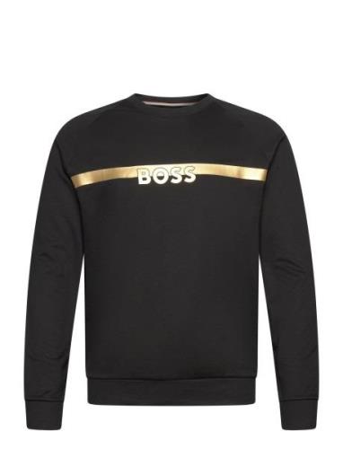 Authentic Sweatshirt Tops Sweatshirts & Hoodies Sweatshirts Black BOSS