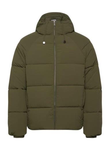 Relaxed Puffer Foret Jakke Khaki Green Daily Paper