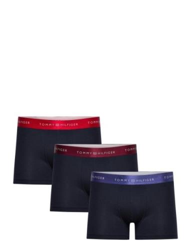 3P Trunk Metallic Wb Underbukser Y-front Briefs Black Tommy Hilfiger