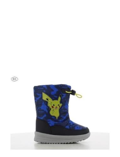 Pokemon Snowboot Vinterstøvler Pull On Blue Pokemon