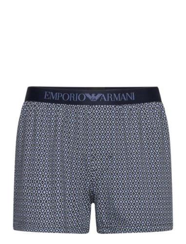 Men's Knit Boxer Underwear Boxer Shorts Multi/patterned Emporio Armani