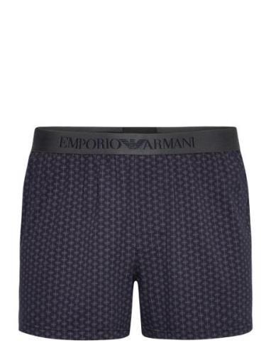 Men's Knit Boxer Underwear Boxer Shorts Navy Emporio Armani