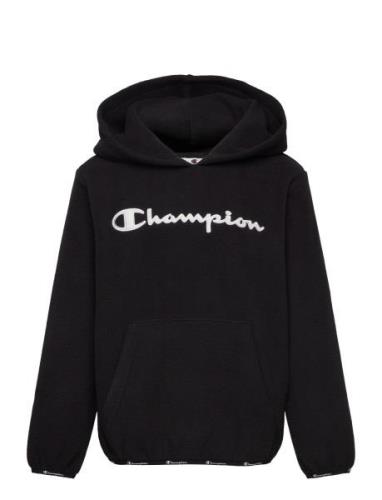 Hooded Top Tops Sweatshirts & Hoodies Hoodies Black Champion