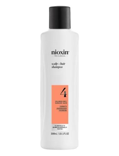 Nioxin System 4 Shampoo For Colored Thinning Hair 300 Ml Shampoo Nude ...