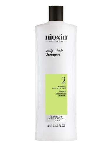 Nioxin System 2 Shampoo For Thinning Hair 1000 Ml Shampoo Nude Nioxin