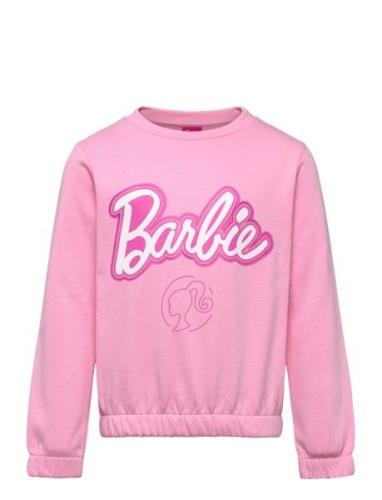 Sweats Tops Sweatshirts & Hoodies Sweatshirts Pink Barbie