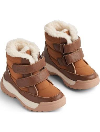 Winterboot Millas Tex Vinterstøvler Med Burrebånd Brown Wheat