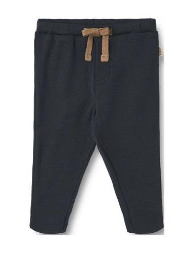 Jersey Pants Manfred Bottoms Trousers Navy Wheat