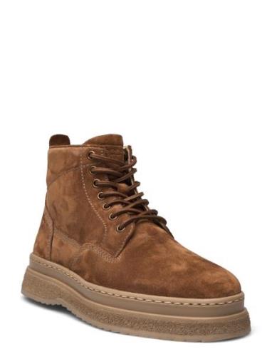 Blistown Mid Boot Snørestøvler Brown GANT