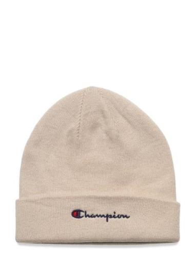 Beanie Cap Accessories Headwear Beanies Beige Champion