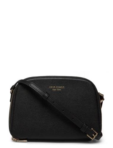 Devin Double Zip Dome Crossbody Bags Crossbody Bags Black Kate Spade