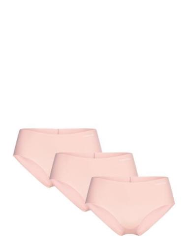 3 Pack Hipster Trusser, Tanga Briefs Pink Calvin Klein