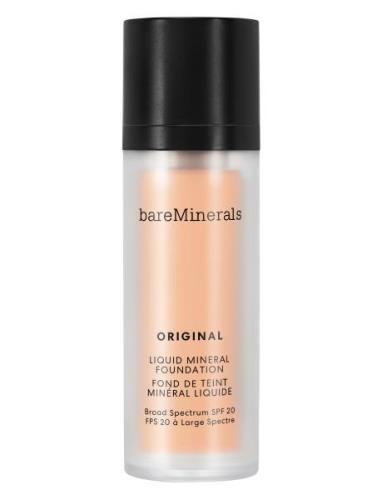 Original Liquid Foundation Medium 10 Makeupsæt Makeup Beige BareMinera...