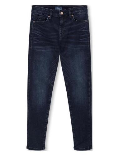 Kobdraper Jax Tapered Coated Jeans Bottoms Jeans Regular Jeans Blue Ki...