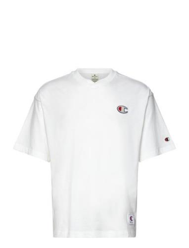 T T-Shirt Tops T-Kortærmet Skjorte White Champion