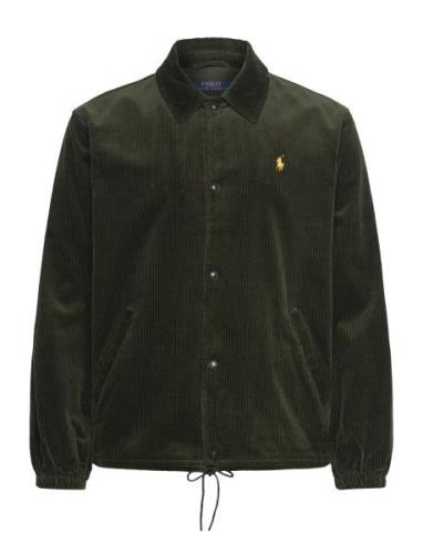 Corduroy Coach's Jacket Tynd Jakke Green Polo Ralph Lauren