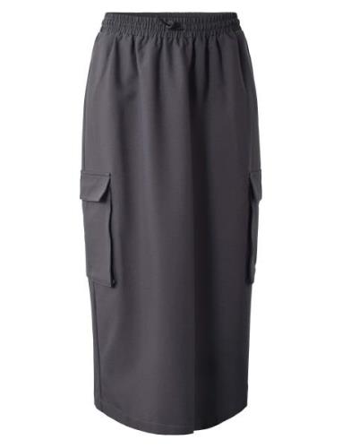 Cargo Skirt Dresses & Skirts Skirts Midi Skirts Grey Hound