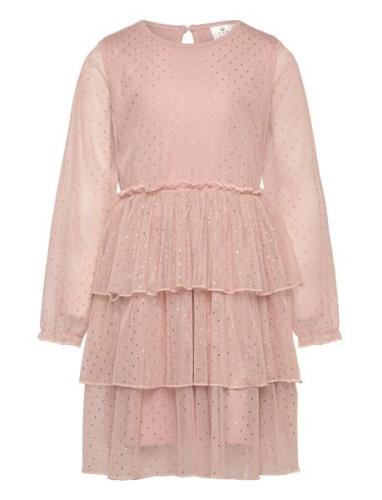 Tnminna L_S Dress Dresses & Skirts Dresses Partydresses Pink The New