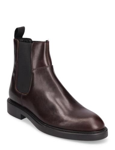 Alex M Støvlet Chelsea Boot Brown VAGABOND