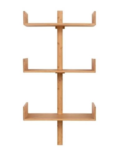 Mivi - Wall Shelf, Bamboo, Natural 50X102 Cm Home Furniture Shelves Ho...