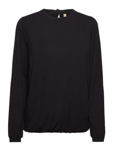 Sc-Marica Tops Blouses Long-sleeved Black Soyaconcept