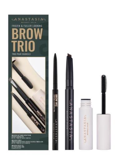 Frozen & Fuller Looking Brow Trio - Dark Brown Makeupsæt Makeup Brown ...