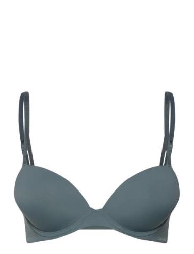 Lift Demi Lingerie Bras & Tops Push Up Bras Blue Calvin Klein