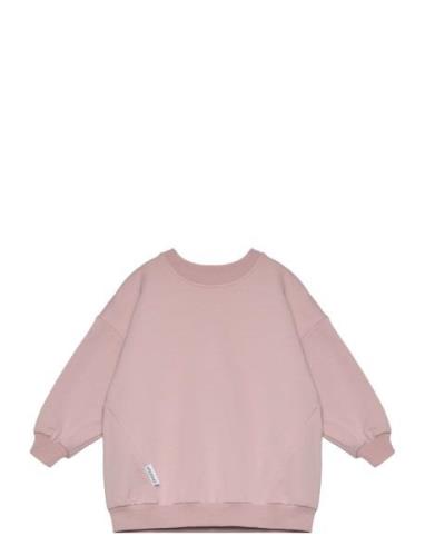 Relaxed Sweatshirt Tops Sweatshirts & Hoodies Sweatshirts Pink Gugguu