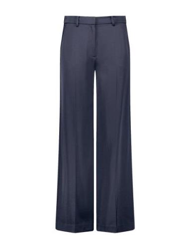 Pant Leisure Long Bottoms Trousers Wide Leg Navy Gerry Weber