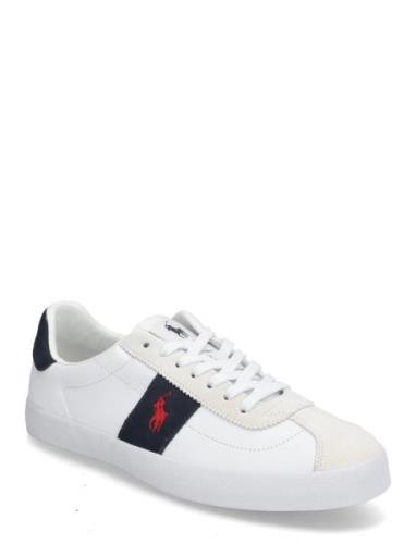 Court Vulc Leather-Suede Sneaker Low-top Sneakers White Polo Ralph Lau...