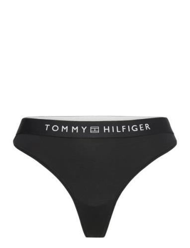 Thong  G-streng Undertøj Black Tommy Hilfiger