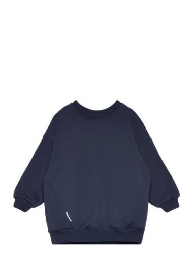 Relaxed Sweatshirt Tops Sweatshirts & Hoodies Sweatshirts Navy Gugguu