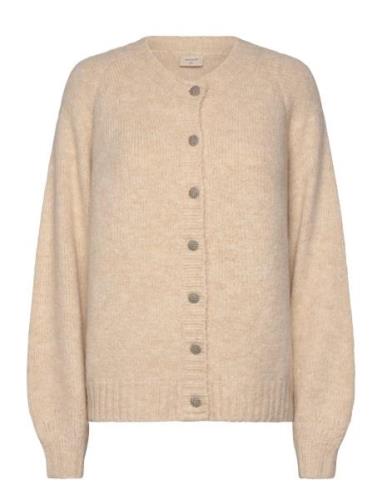 Fqlouisa-Cardigan Tops Knitwear Cardigans Beige FREE/QUENT