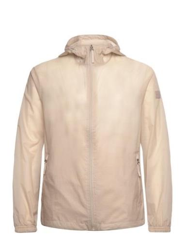 Packable Lightweight Windbreaker Tynd Jakke Cream GANT