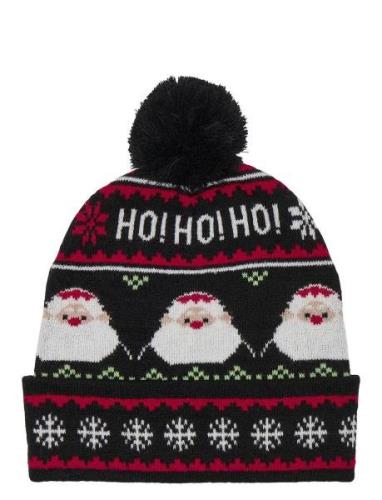 Onlvivienne Xmas Beanie Acc Accessories Headwear Beanies Black ONLY