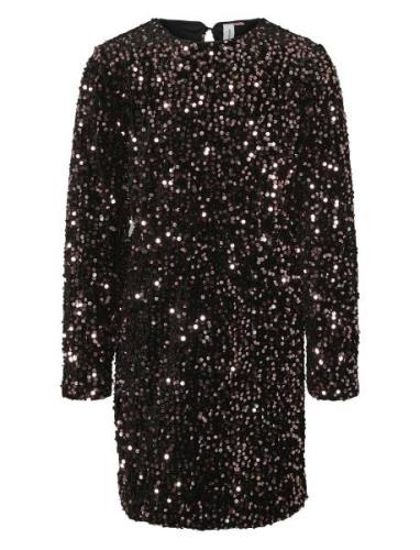 Vmbella Sequin Ls Short Dress Jrs Girl Dresses & Skirts Dresses Partyd...