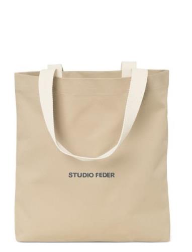 Sigrid Tote Bag Shopper Taske Beige STUDIO FEDER