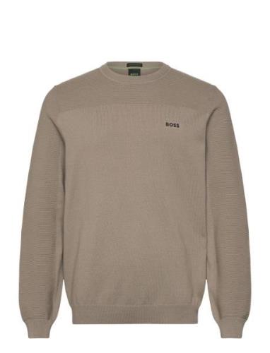 Momentum-X_Cn Sport Sweatshirts & Hoodies Sweatshirts Beige BOSS