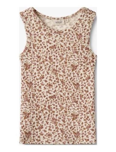 Wool Singlet Iggy Tops T-shirts Sleeveless Pink Wheat