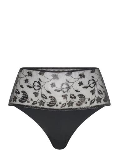 Pulp Philter Thong G-streng Undertøj Black CHANTELLE