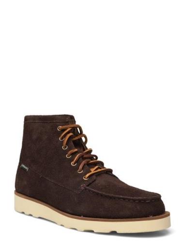 Tala Mid Oiled Suede Desert Boots Snøresko Brown Sebago