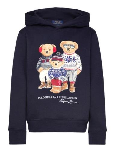 Polo Bear Fleece Hoodie Tops Sweatshirts & Hoodies Hoodies Navy Ralph ...