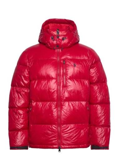 The Gorham Glossed Down Jacket Foret Jakke Red Polo Ralph Lauren