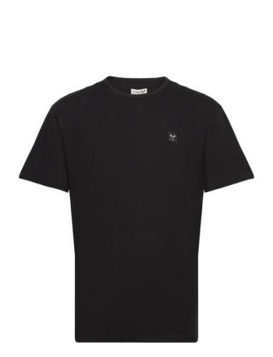 Cave Organic T-Shirt Tops T-Kortærmet Skjorte Black Fat Moose