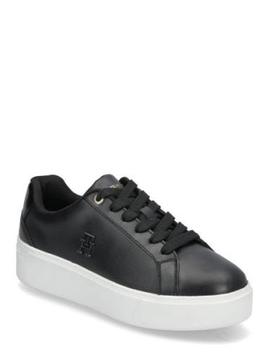 Th Platform Court Sneaker Low-top Sneakers Black Tommy Hilfiger