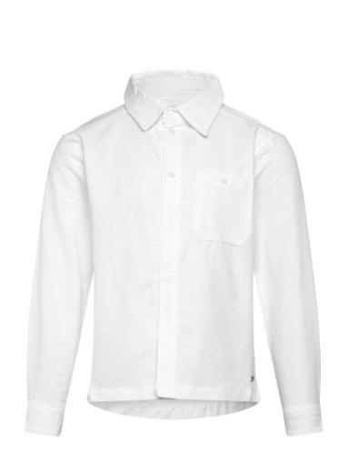 Shirt Ls Tops Shirts Long-sleeved Shirts White Minymo