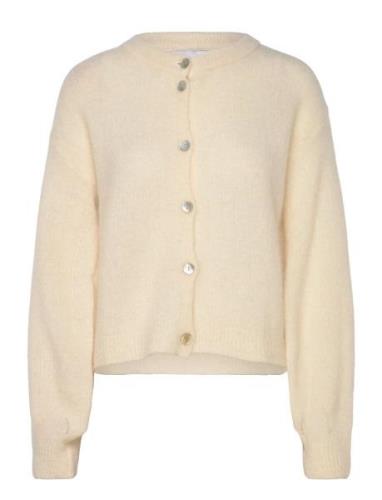 Kae Knit Cardigan Tops Knitwear Cardigans Cream Noella