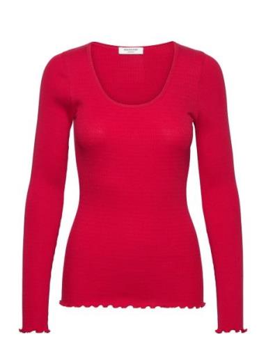 Baybay Long Sleeve Tee Tops T-shirts & Tops Long-sleeved Red Rosemunde