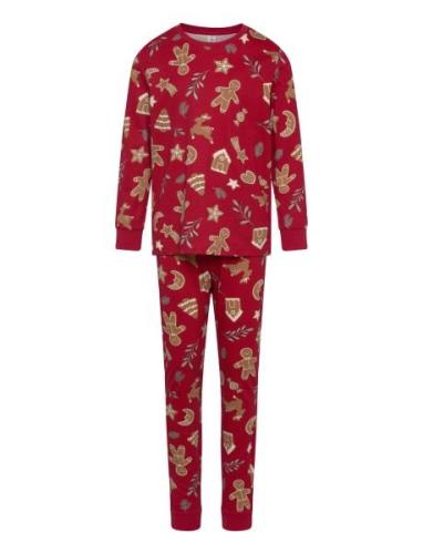 Pyjama Ginger Bread Pyjamassæt Red Lindex